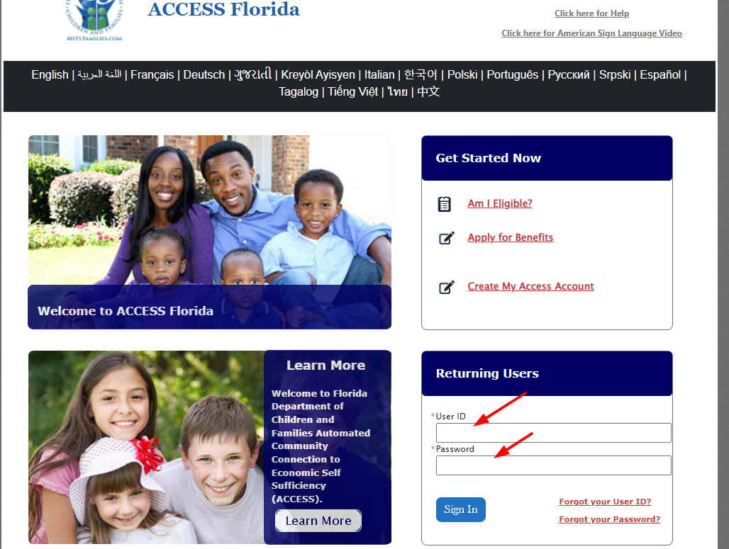 MyAccessFlorida Quick Sign In Access Florida