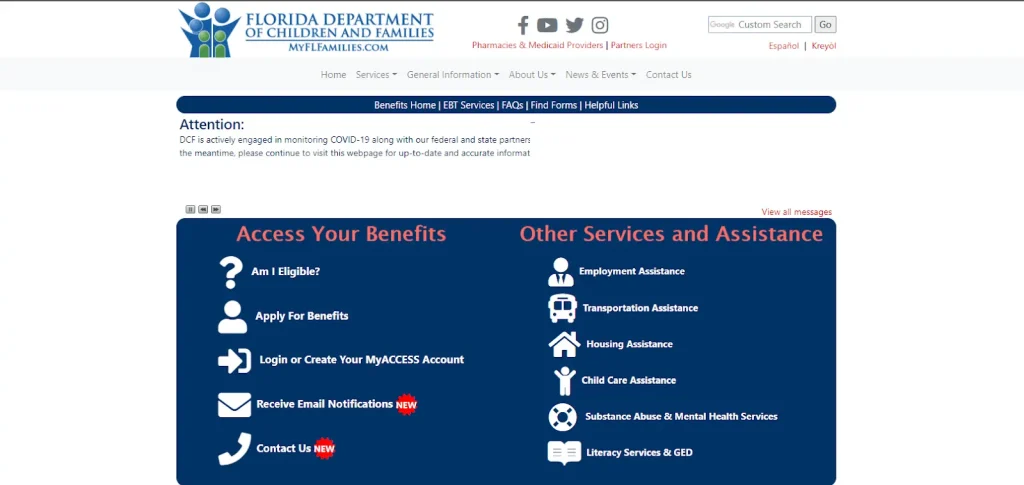 Access Florida Assistance